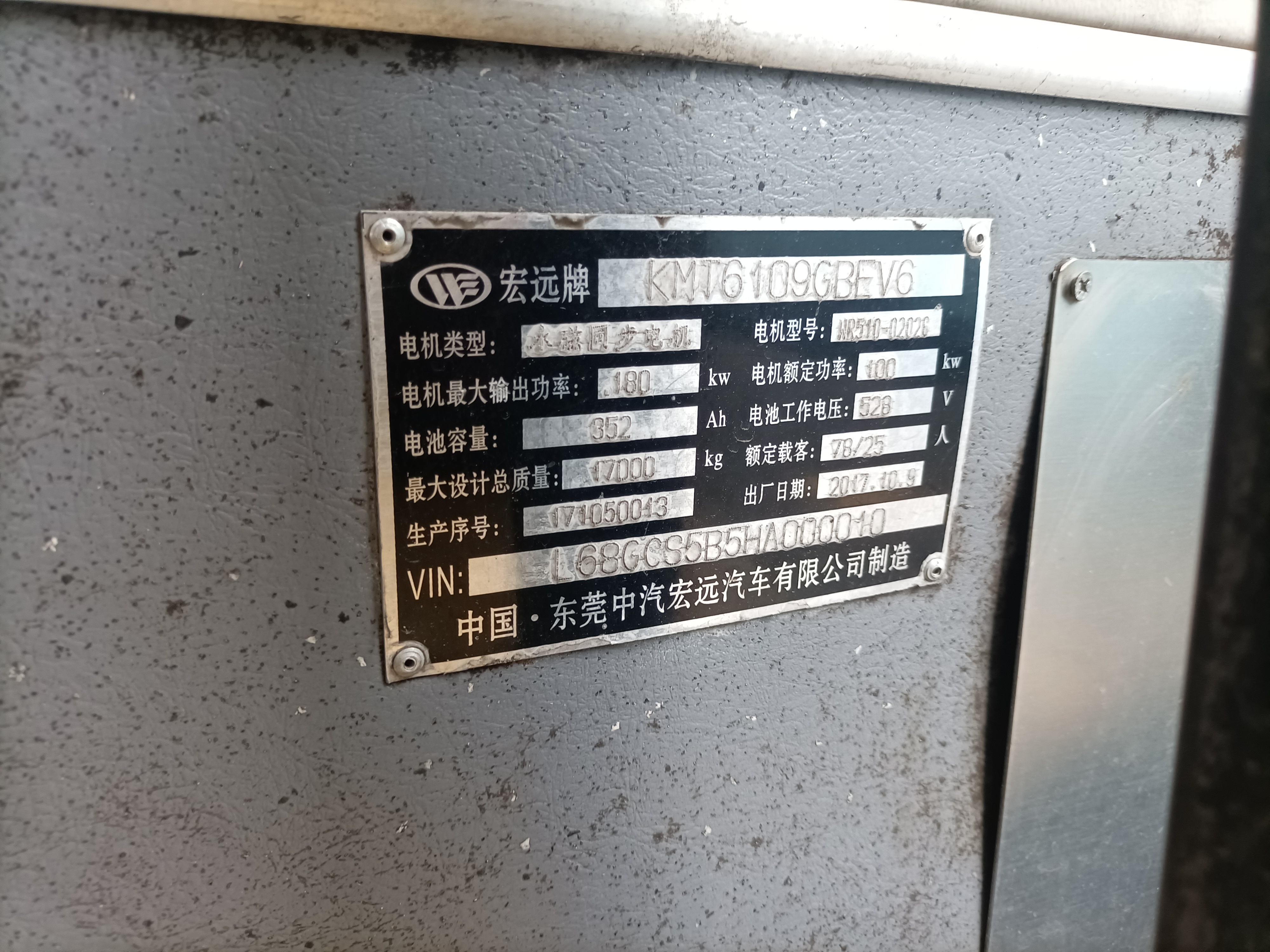 車輛銘牌