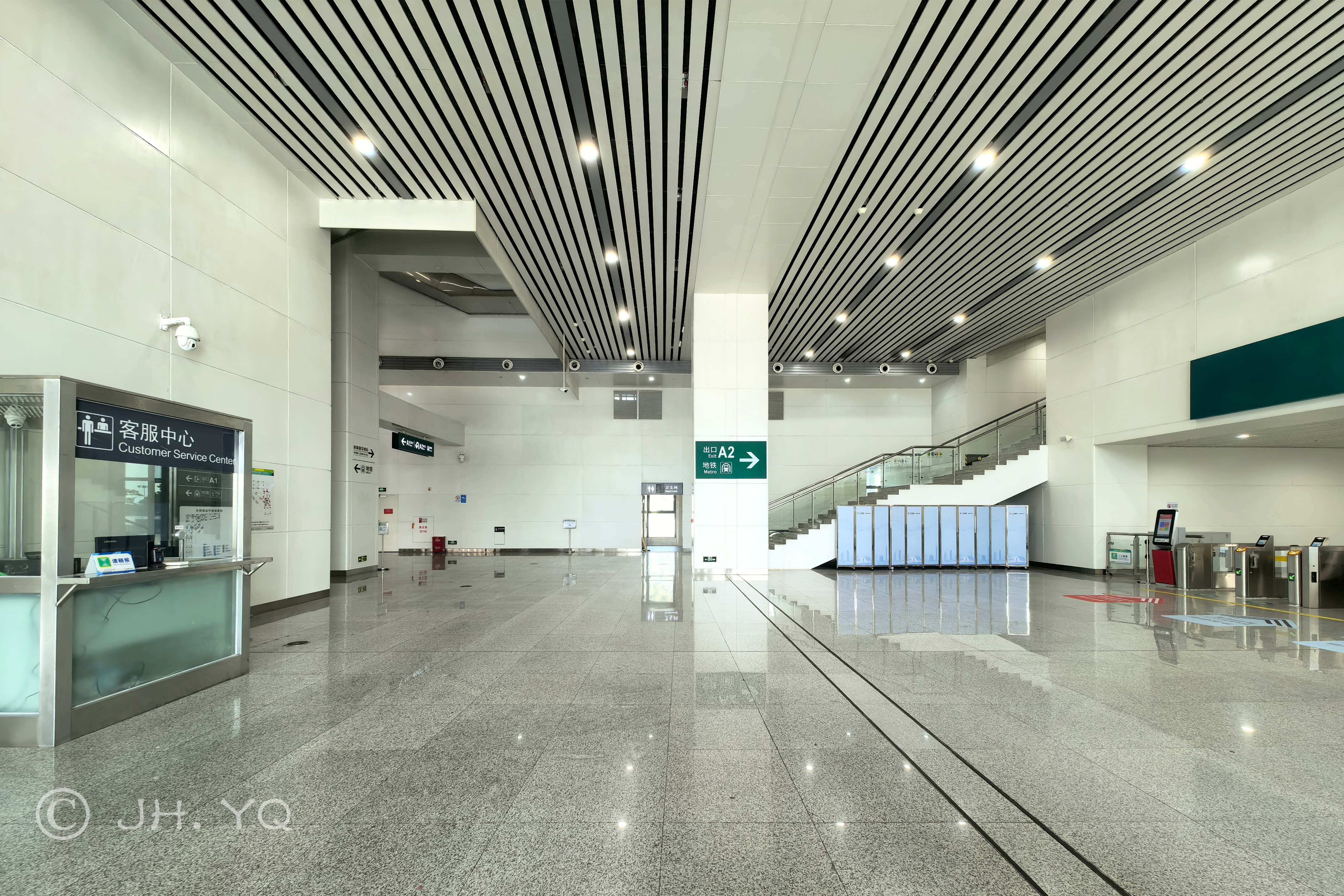 东莞西站█广惠城际铁路站台出站站厅（2025年12月）