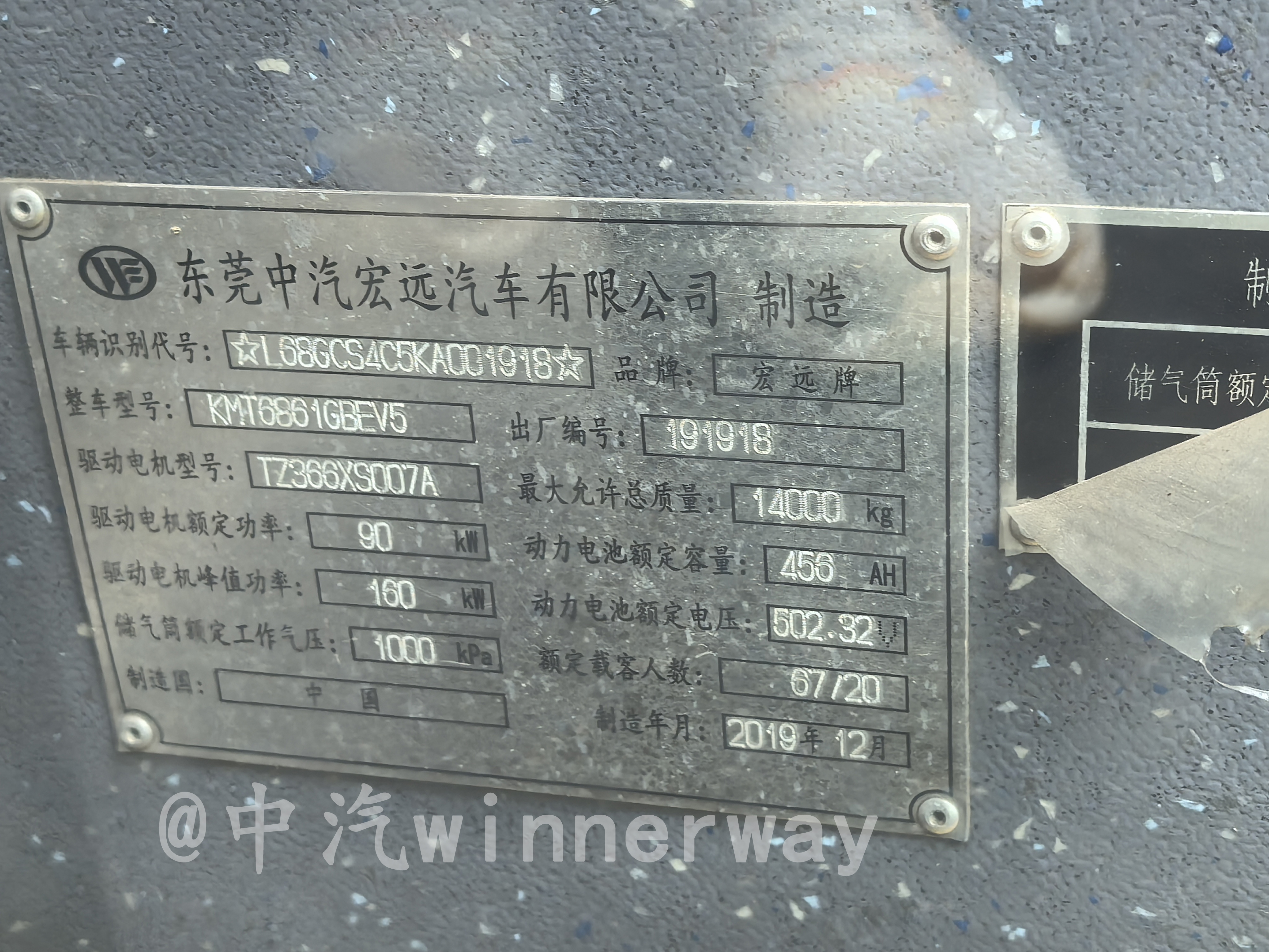 車輛銘牌